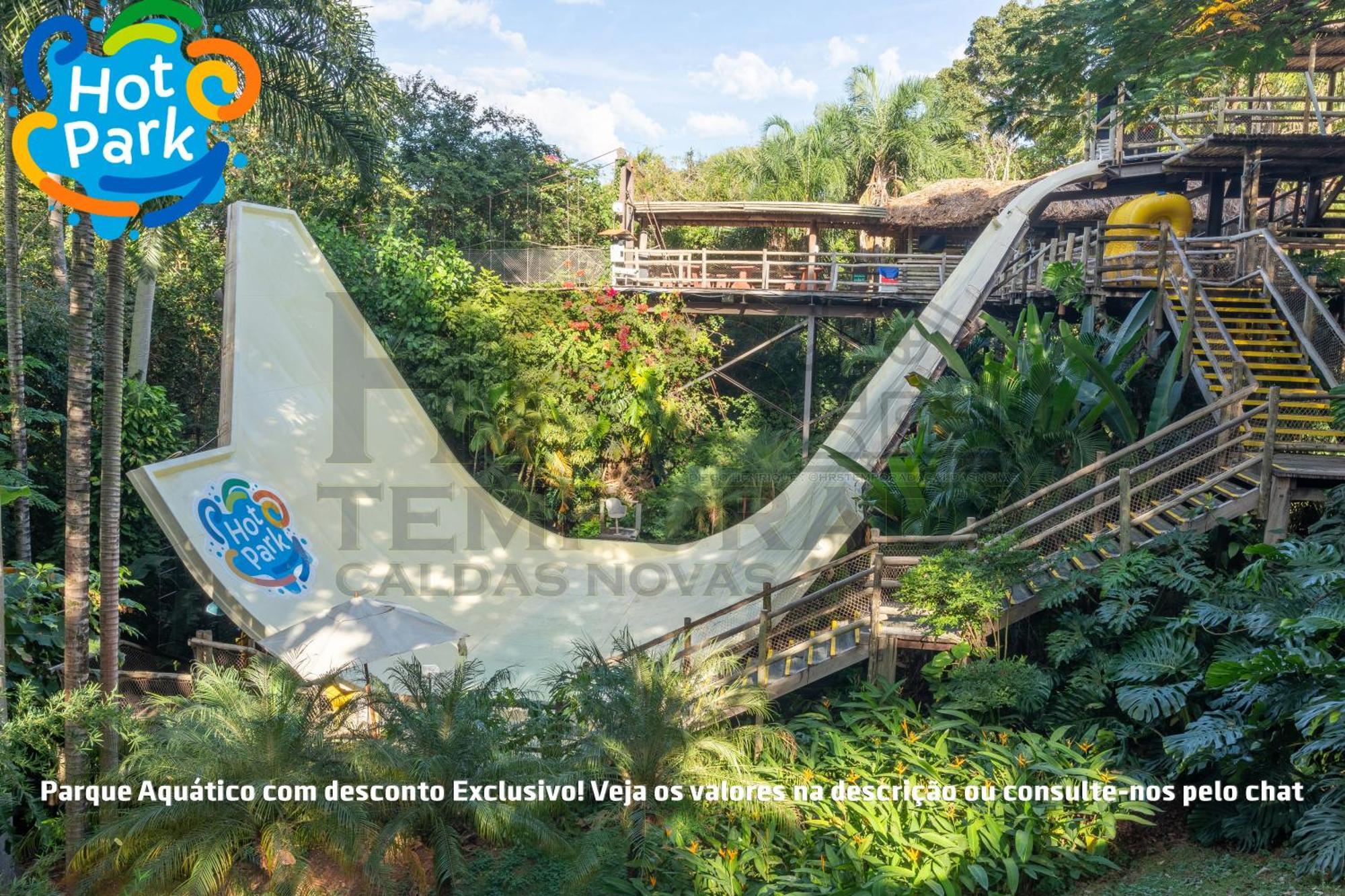 Hotel De Luxo Em Caldas Novas Com Ingressos Com Valor Exclusivo Nos Clubes Hot Park, Lagoa Termas, Waterpark, E Nautico!!! ภายนอก รูปภาพ